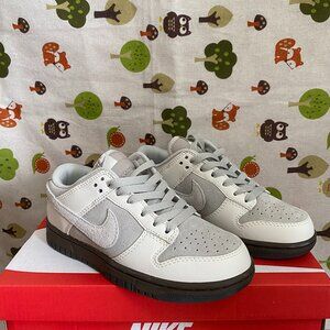 Nike Dunk Low Ironstone Casual Sneakers White Grey